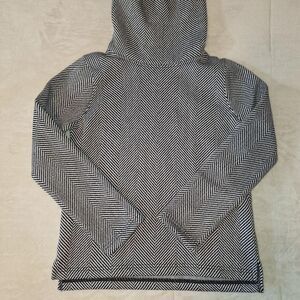 J.Crew fleece-lined herringbone knit turtleneck pullover